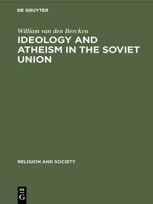 cover image of Ideology and Atheism in the Soviet Union